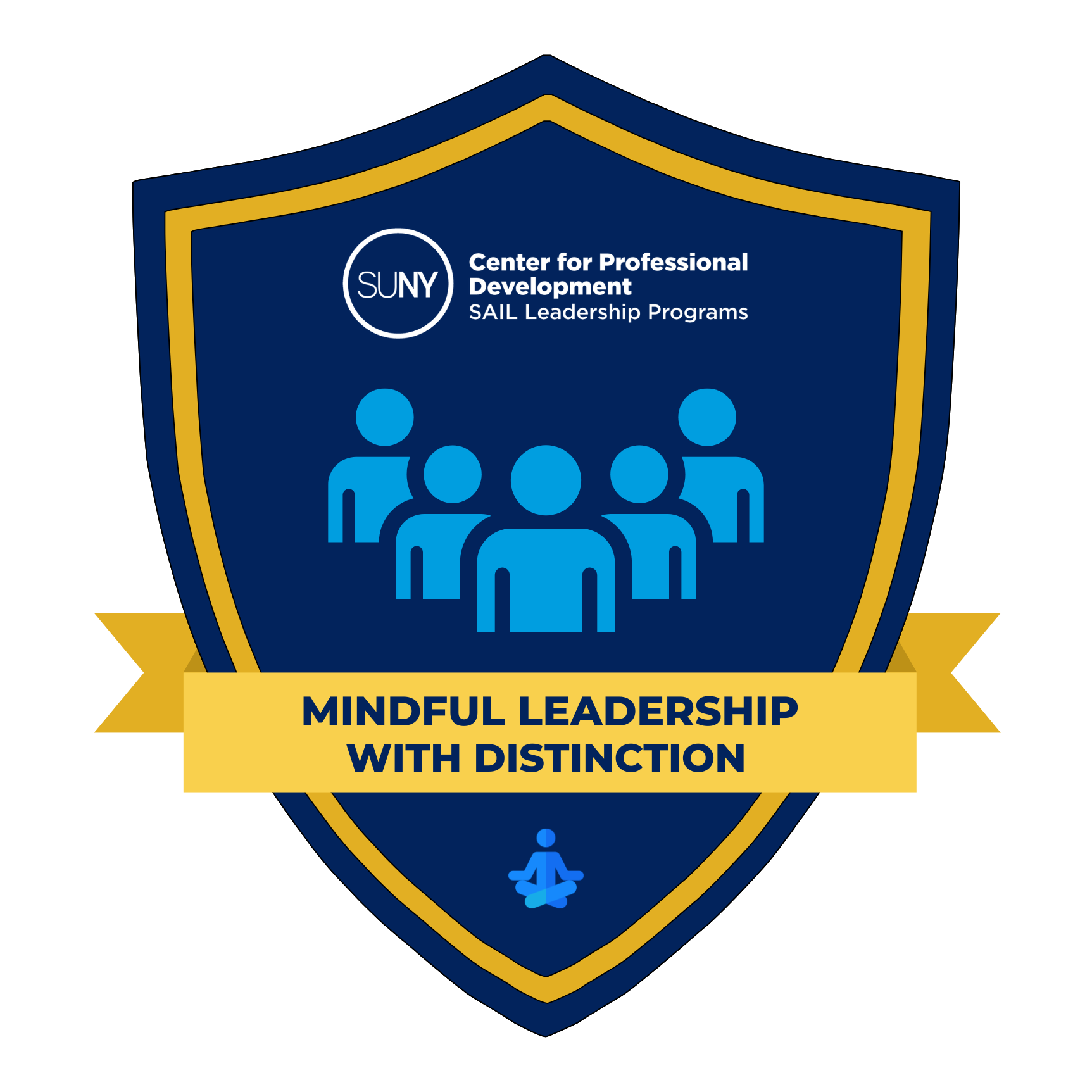 Mindful Leadership with Distinction badge