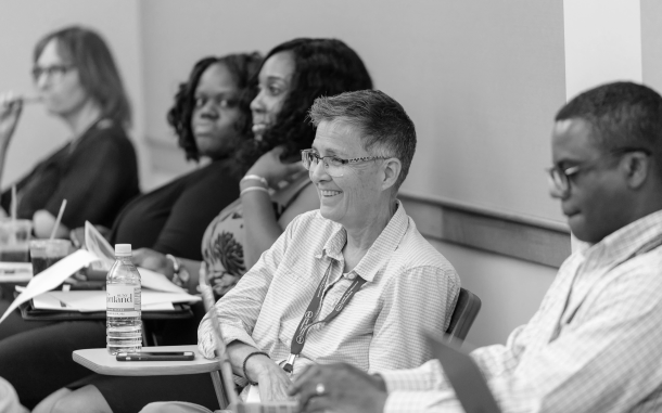 Group of colleagues at a conference