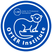 OTTER Institute logo on a blue background.