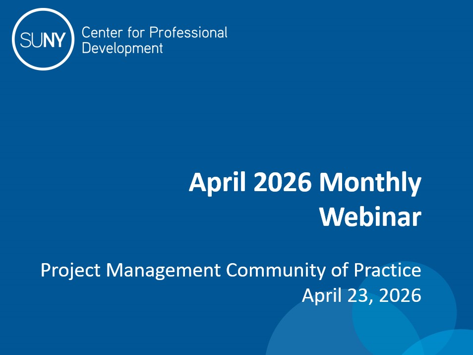 April 2026 Monthly Webinar Slide Image