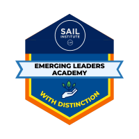 Emerging leaders with distinction completion badge