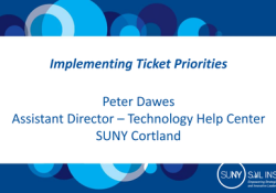 Implementing Ticket Priorities