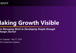  Making Growth Visible: From Managing Work to Developing People through Exchange Journal