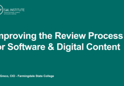Improving the Review Process for Software & Digital Content