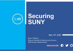Securing SUNY