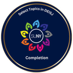 Select Topics in DEISJ  completion badge