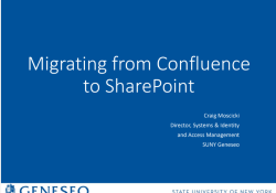 Migrating From Confluence to SharePoint